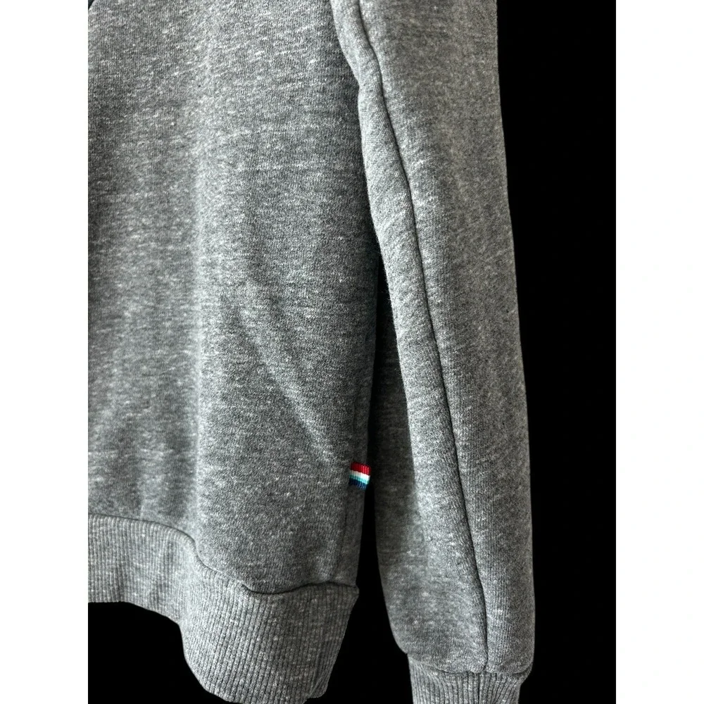 Anthropologie Sol Angeles Sweatshirt Pullover Size XS‎ Gray Multi Stripe Vintage